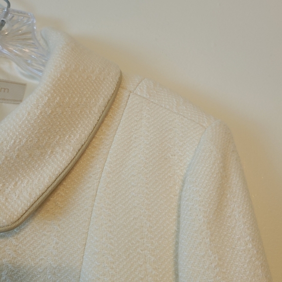 Lizpalm | Women's Cream Pea Coat (Size Medium) - Picture 5 of 15